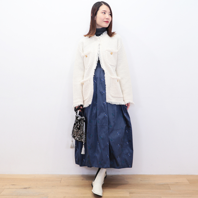  Rosette ジャケット&スカート 皆様こんにちは✨ 名古屋店です(*ᴗˬᴗ)🎶 🥀Celebration of Rose