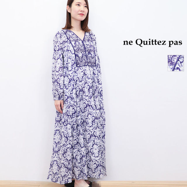 ne Quittez pas ヌキテパ 010451ZY1 ドビーストライプ ダマスク