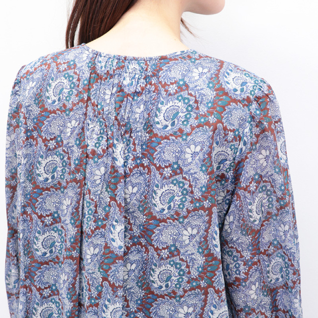 美品✨ヌキテパ　ティアードワンピース　花柄　モノトーン　コットン×レーヨン　黒白 ne quittez pas(ヌキテパ) ティアードワンピース Cotton voil