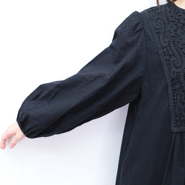 ne Quittez pas ヌキテパ 010452WJ2 コットンジャカード レースヨーク