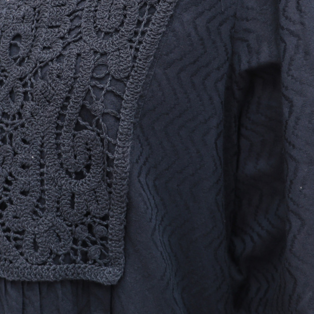 M*n様 （s6）ヌキテパ　ティアードワンピース 　着丈134cm　黒　ウエスト Poly Dupion Solid Tiered Dress | Pasand by ne Quittez pas | パサン