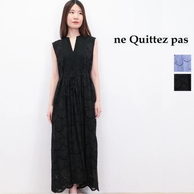 ne Quittez pas ヌキテパ 010500CB2 ノースリーブ コットンボイル 