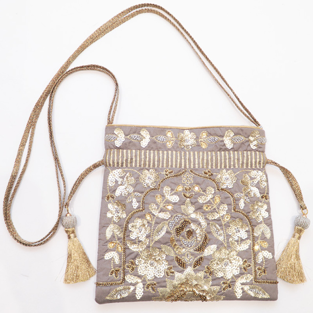 ヌキテパ　ゴールド　バッグ BAG | Pasand by ne Quittez pas | パサンドバイヌキテパ