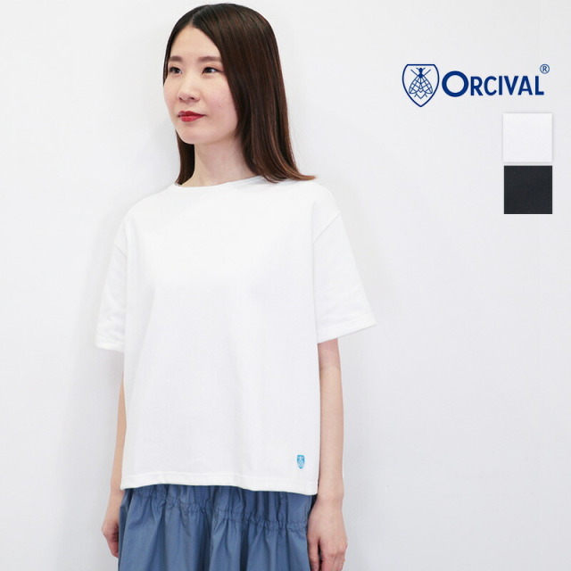 ORCIVAL オーシバル B258 ハーフスリーブTシャツ バスクTシャツ 五分袖 半袖 | 25SS トップス 春夏