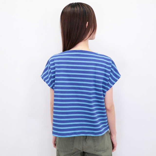 ORCIVAL オーシバル B271 フレンチスリーブボーダーTシャツ バスクT