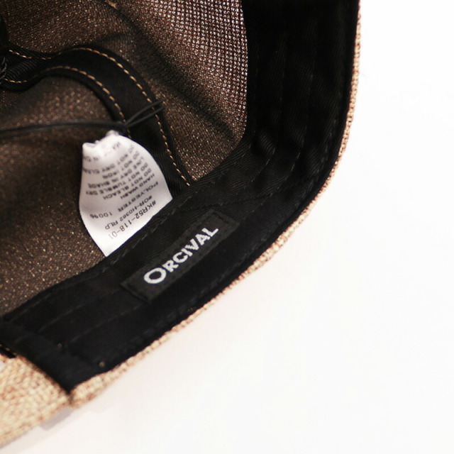 ORCIVAL オーシバル OR-H0362 RLP ラフィアライクキャップ 帽子