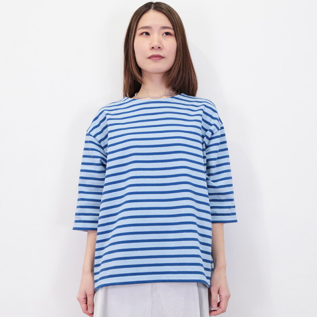 ORCIVAL オーシバル B248 七分袖バスクTシャツ コットン100％ バスク  