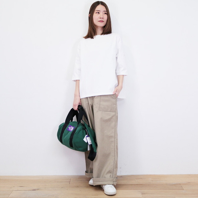 ORCIVAL オーシバル B248 七分袖バスクTシャツ コットン100