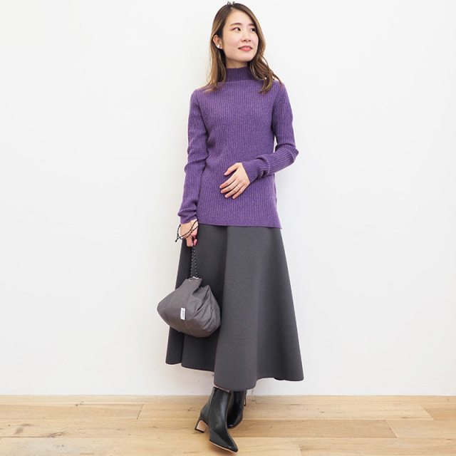 PREMIERE CLASSE プルミエールクラス R21232531 リブ カシミヤ