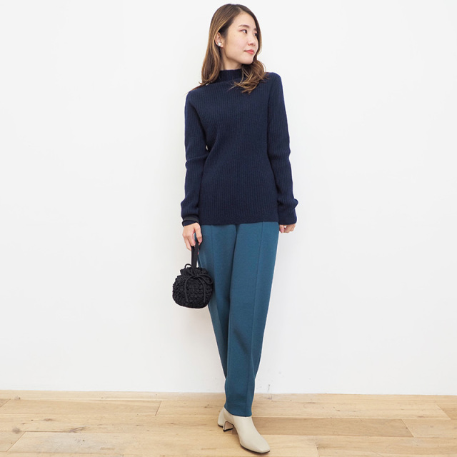 PREMIERE CLASSE プルミエールクラス R21232531 リブ カシミヤ