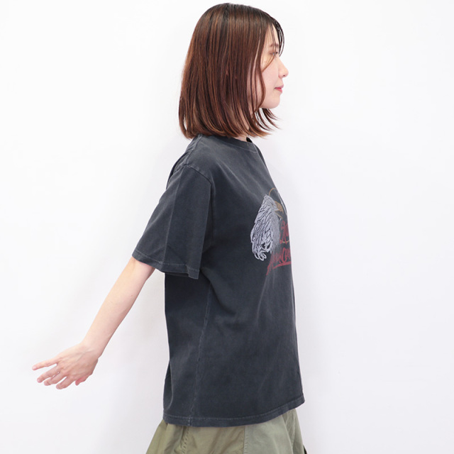 レミレリーフ　BE GOOD Tシャツ グレー REMI RELIEF｜ビッグTシャツ（BE GOOD）RN28369141 SP加工 日本製