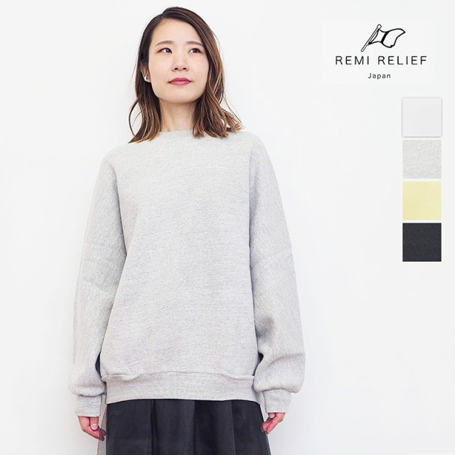 REMI RELIEF レミレリーフ RN6016SDL ノンストレス裏起毛クルーネック 
