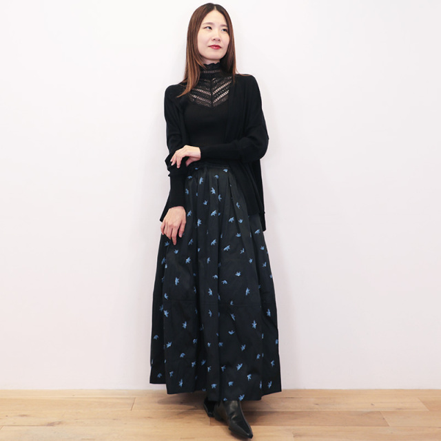 売れ筋商品|||ロサムンド Tシャツ レディース トップス SILK-MIX - Top - schwarz rosemunde4507-2.jpg