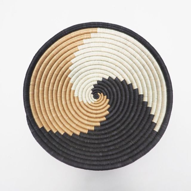 カゴアミドリ Ruise B ルワンダ バスケット　空と太陽　2点おまとめ 色柄豊富◇バリエージョン多数◇Ruise B ルイズビー ルワンダ