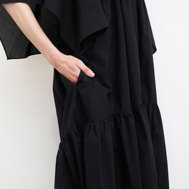 SAYAKA DAVIS サヤカデイヴィス QDR20-LCJ ハンカチスリーブワンピース  