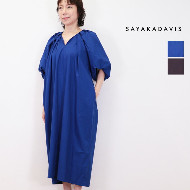 SAYAKA DAVIS サヤカデイヴィス SIDR-301-OCP Vネック パフスリーブ 