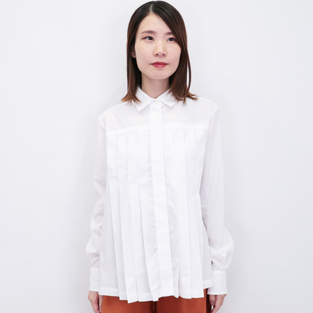 SEMI COUTURE セミクチュール 59421123 プリーツフレアシャツ