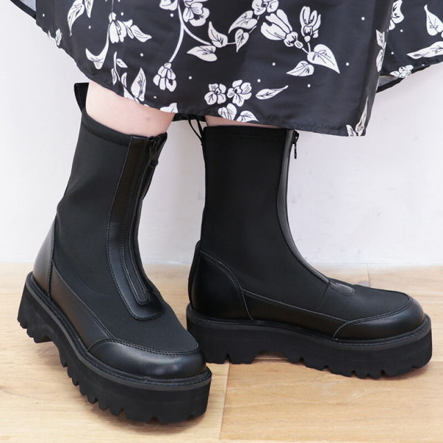 SHAKA シャカ SK-333 ZIP THICK TANK BOOTIE センタージップブーツ