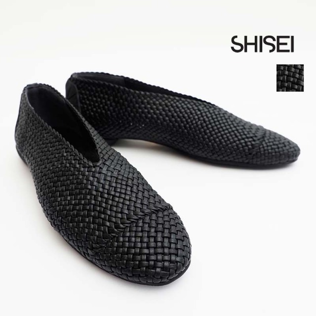 SHISEI シセイ 22005R メッシュラウンドVパンプス MESH ROUND V PUMPS イントレチャート 編み込み フラットパンプス  シーセイ | 23SS シューズ 春夏