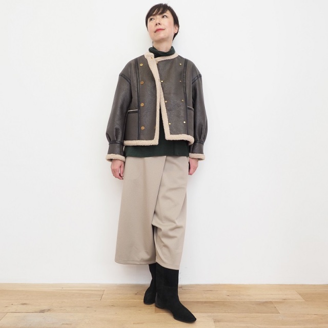 SHISEI シセイ 24018C ロングブーツ CHISEL KNEE BOOTS レザー