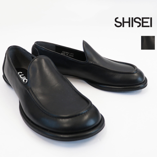 SHISEI シセイ  53038O プランパースリッポン  ローファー MM PLUMPER SLIPON 本革 表革 ラウンドトゥ レザー フラット レインシューズ 撥水 シーセイ | 26AW シューズ