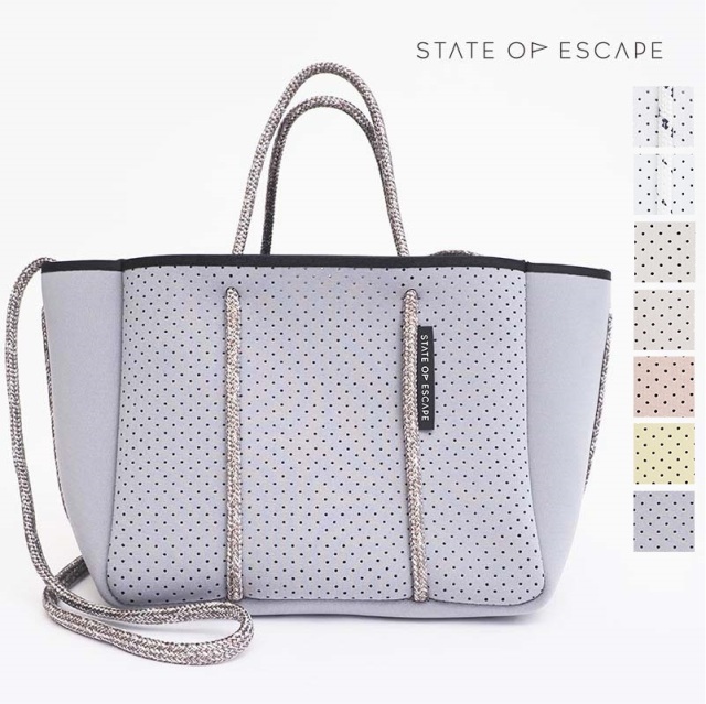 22SS新作】【正規品】STATE OF ESCAPE ステイトオブエスケープ PETITE 日本直営 STATE ステイトオブエスケープ ESCAPE OF トートバッグ