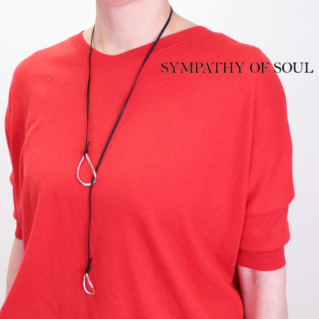 SYMPATHY OF SOUL シンパシーオブソウル  STN2505S Vary Leather Necklace ヴェアリィレザーネックレス チョーカー STYLE シルバー | アクセサリー 26SS
