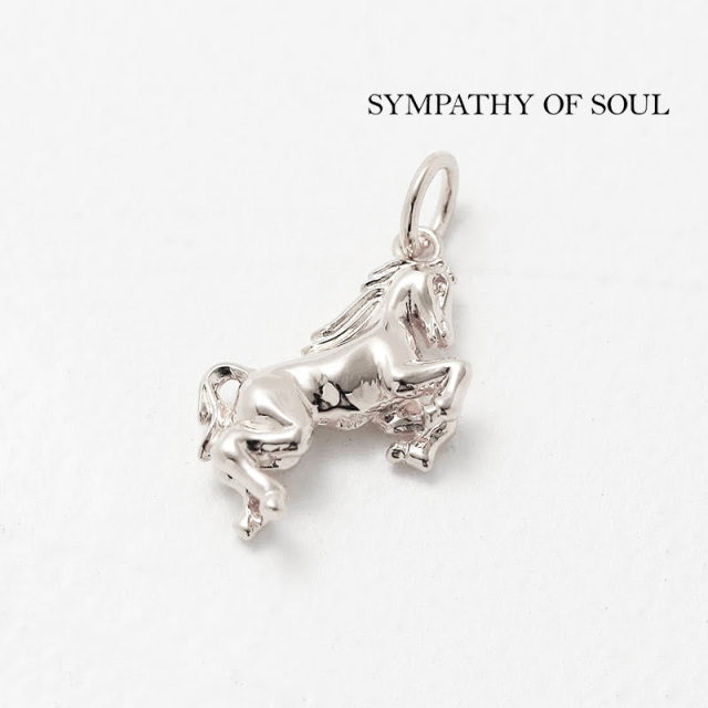 SYMPATHY OF SOUL シンパシーオブソウル  stP2303S ホースチャーム 馬 Horse Charm シルバー ペンダントトップ ネックレス モチーフ | アクセサリー 24SS