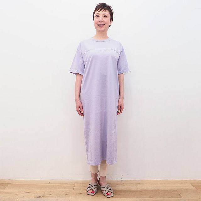 40 Off Ticca ティッカ Tbas 243 Invigrorate ロゴ刺繍ワンピース カットソー コットン100 春夏 21ss