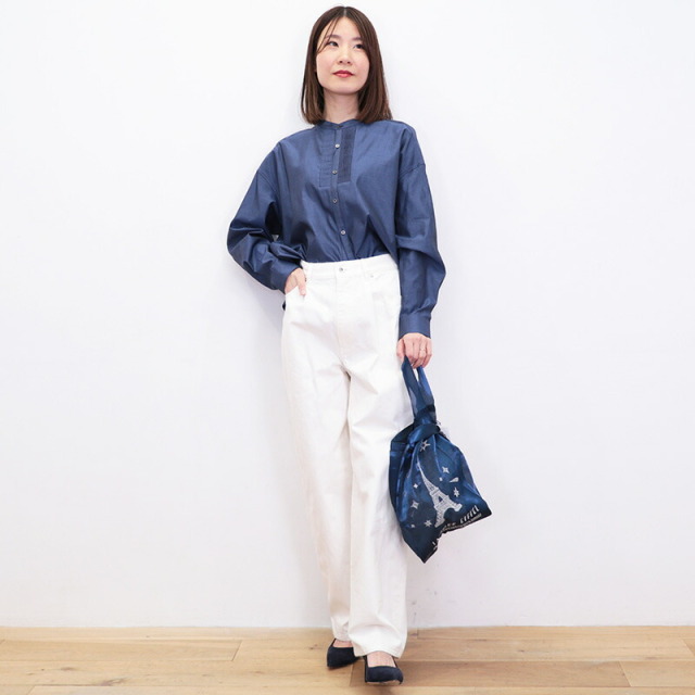 7現行未使用級 ティッカ TICCA スキッパー パフスリーブ シャツ 24ss