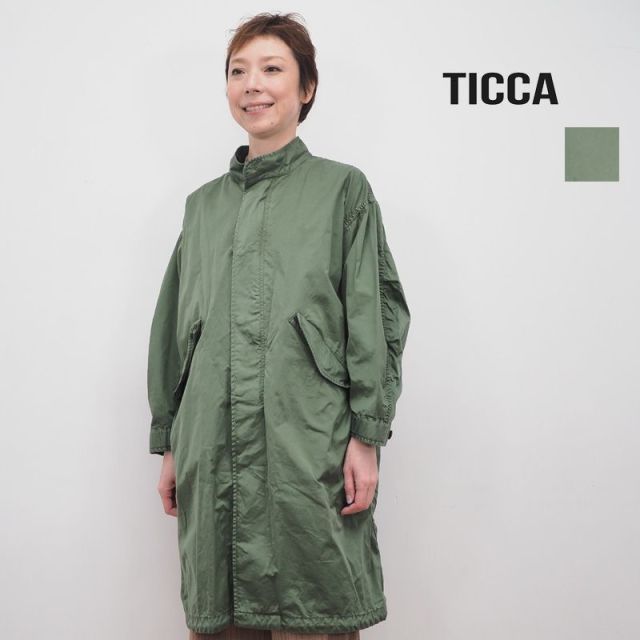 Ticca ティッカ Tbks 141 ライトミリタリーコート 20ss アウター 春夏