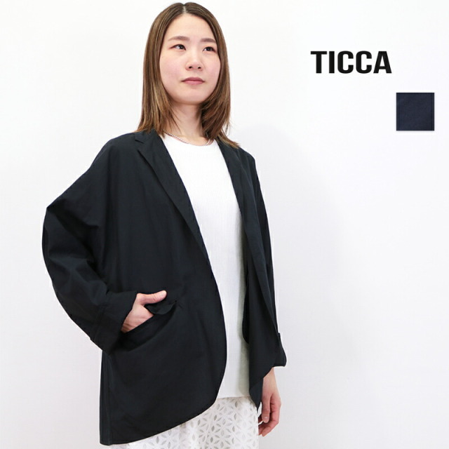 TICCA ティッカ TBDS-023 コットンリネンシャツジャケット  
