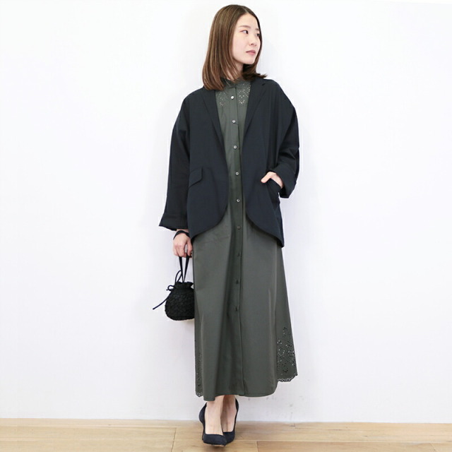 TICCA ティッカ TBDS-023 コットンリネンシャツジャケット  