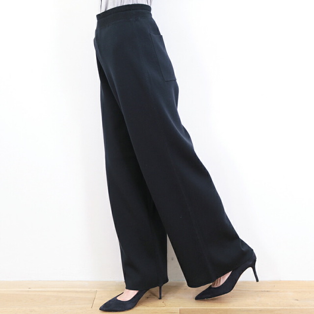 TICCA ティッカ TBDS-223 ミラノリブニットパンツ ワイドパンツ  