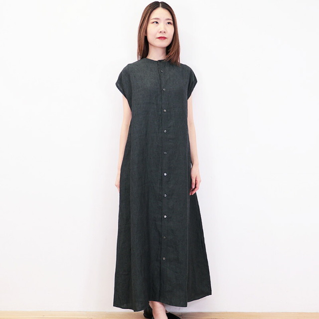 TICCA ティッカ TBDS-411 2WAY リネンフレンチスリーブワンピース 