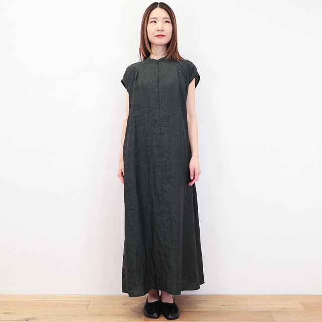 TICCA ティッカ TBDS-411 2WAY リネンフレンチスリーブワンピース 