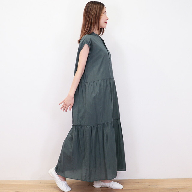 TICCA ティッカ TBDS-433 フレンチスリーブティアードワンピース 