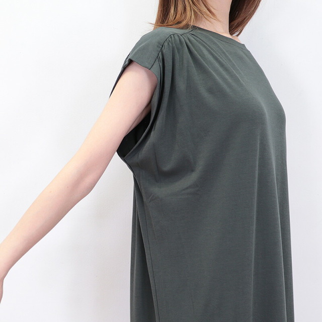 TICCA ティッカ TBDS-442 ギャザーノースリーブワンピース T