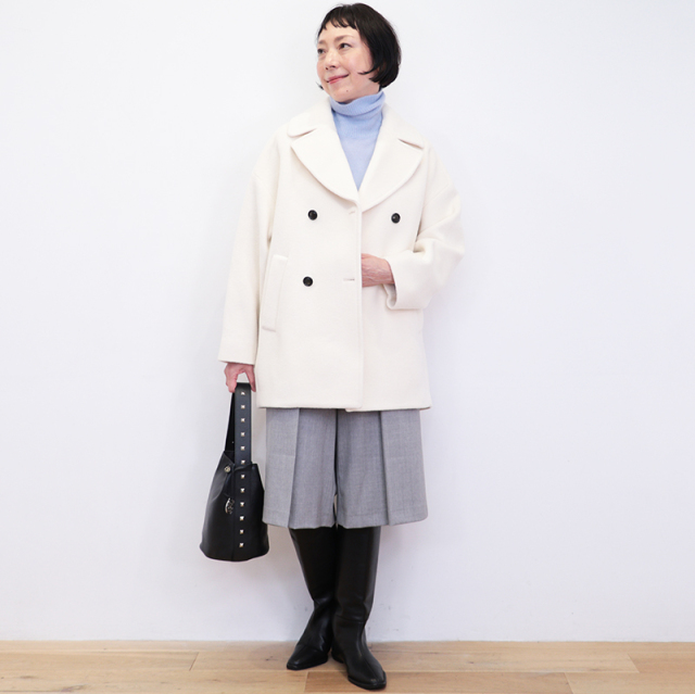 【新品未使用】TICCA ホワイト ピーコート スピック＆スパン Spick & Span 《追加予約》TICCA / ティッカ