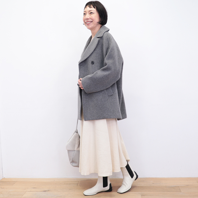 TICCA ティッカ TBEA-242 ピーコート ミドルコート ウールコート