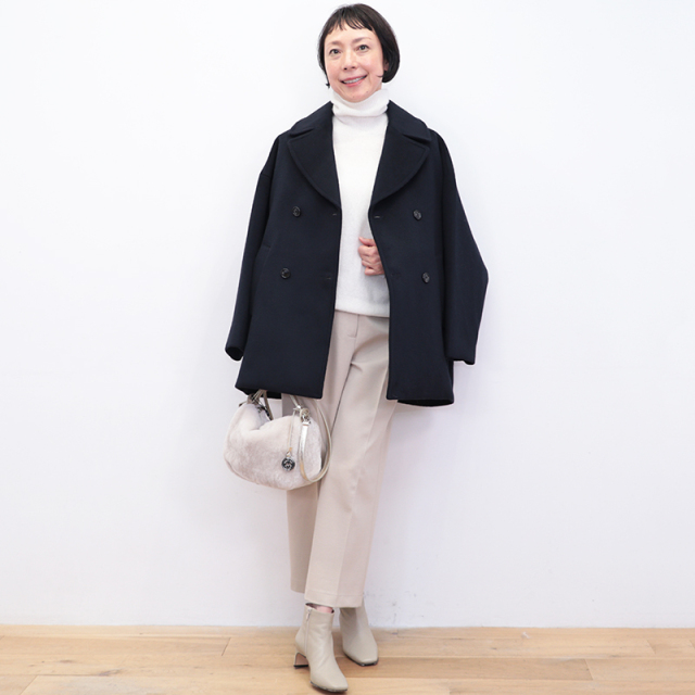 TICCA ティッカ TBEA-242 ピーコート ミドルコート ウールコート