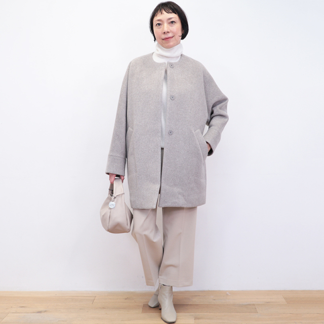 TICCA ティッカ TBEA-244 ノーカラーテントコート ミドルコート