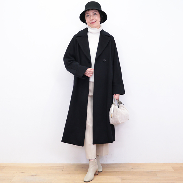 TICCA ティッカ TBEA-245 ロングテントコート ウールコート メルトン