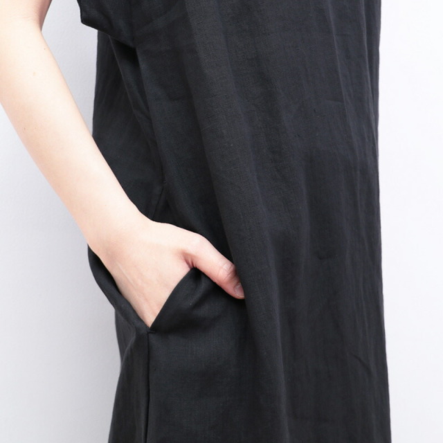 TICCA ティッカ TBES-406 2WAYフレンチスリーブリネンワンピース