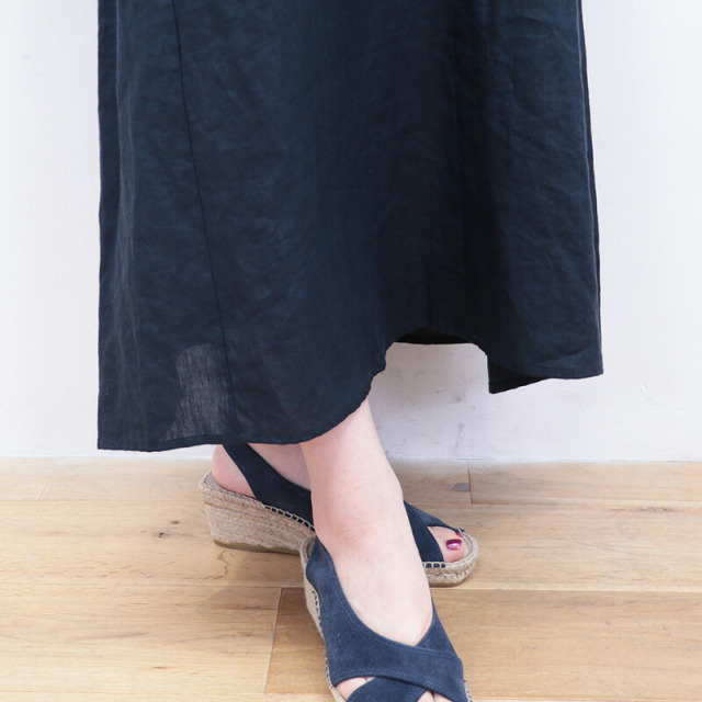 TICCA ティッカ TBES-407 バルーンスリーブリネンワンピース