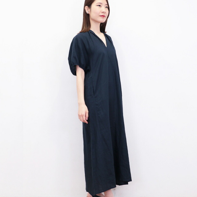 TICCA ティッカ TBES-407 バルーンスリーブリネンワンピース