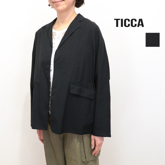 TICCA ティッカ TBFS-016 シャツジャケット カーディガン | 26SS アウター 春夏