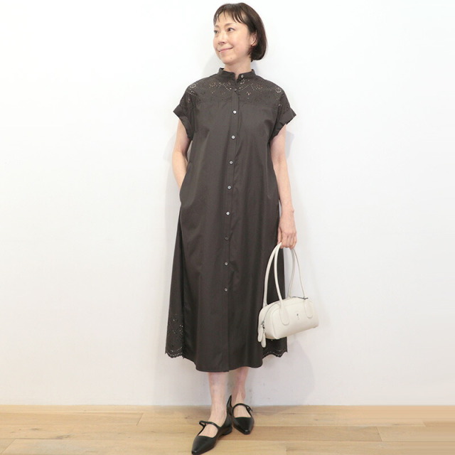 TICCA ティッカ TBFS-123 レースフレンチスリーブワンピース シャツ