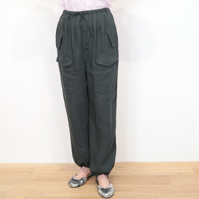 TICCA ティッカ TBFS-406 リネンカーゴパンツ ワイドパンツ イージー