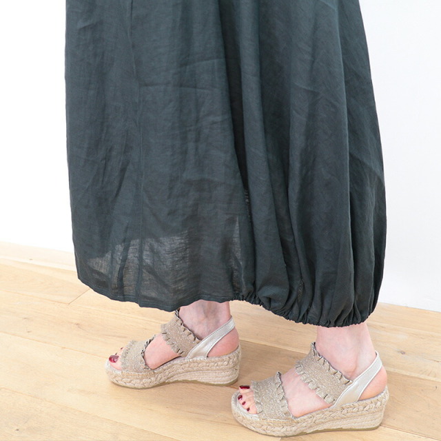 TICCA ティッカ TBFS-412 リネンフレンチスリーブバルーンドレス
